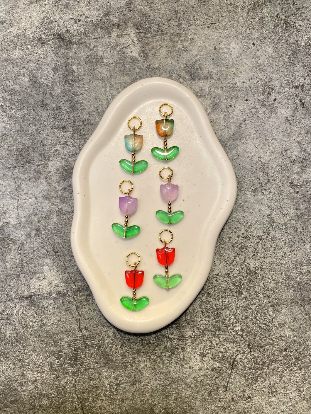 Tulip Charms - 3 Colors Available